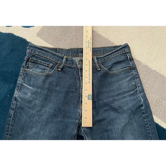 Levi's 541 Men’s Athletic Taper Fit Dark Wash Stretch Blue Jeans 33x30 - Picture 5 of 8